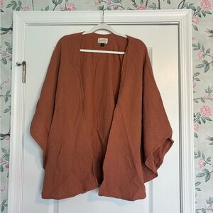 EUC Universal Thread Brown Open Front Wrap